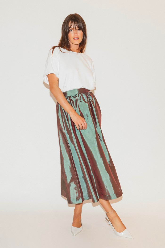 RE/BORN Antwerp Zaira skirt Khaki