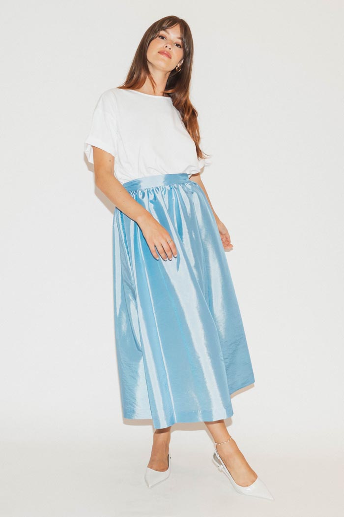 RE/BORN Antwerp Zaira skirt Light Blue