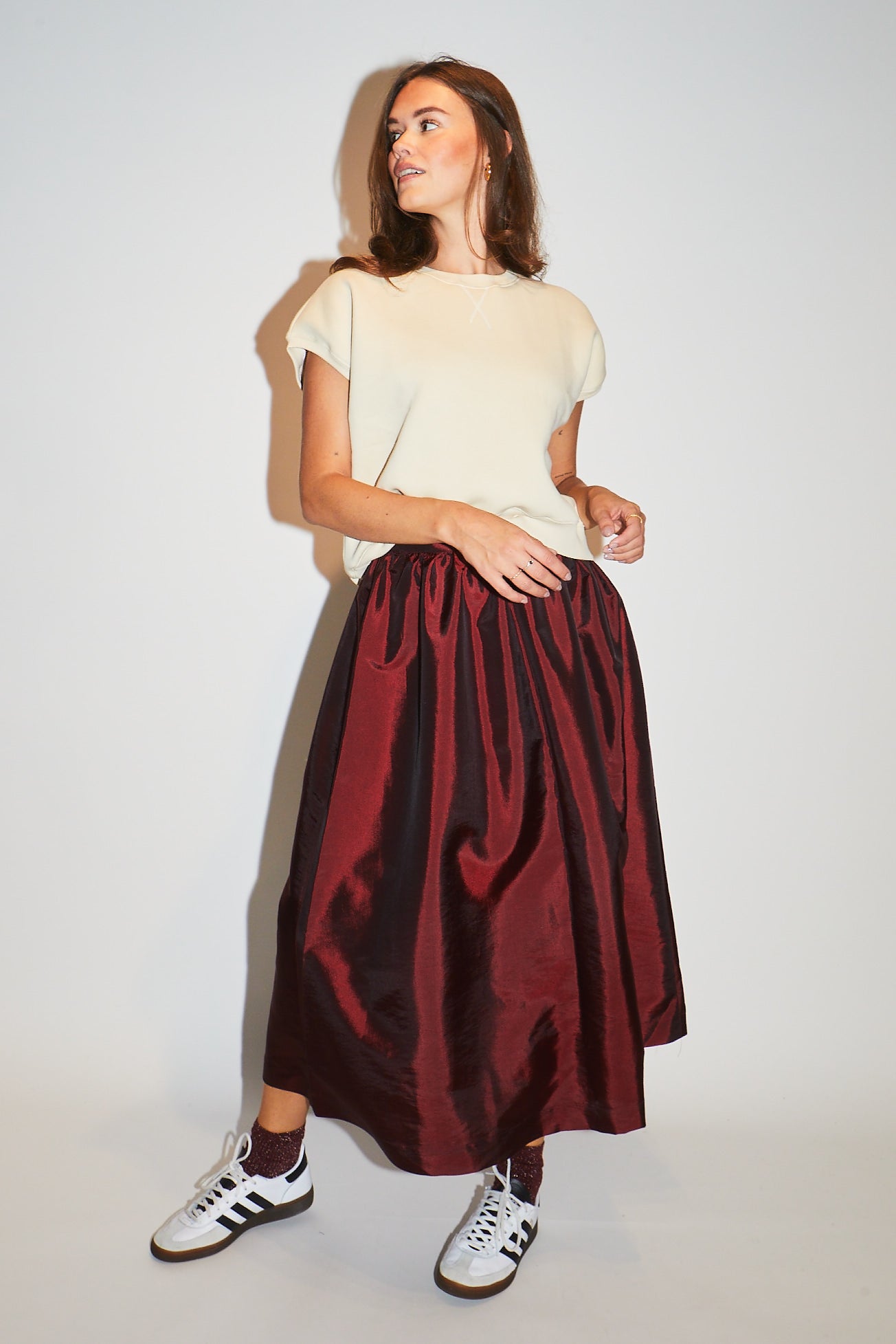 RE/BORN Antwerp Zaira skirt Vino