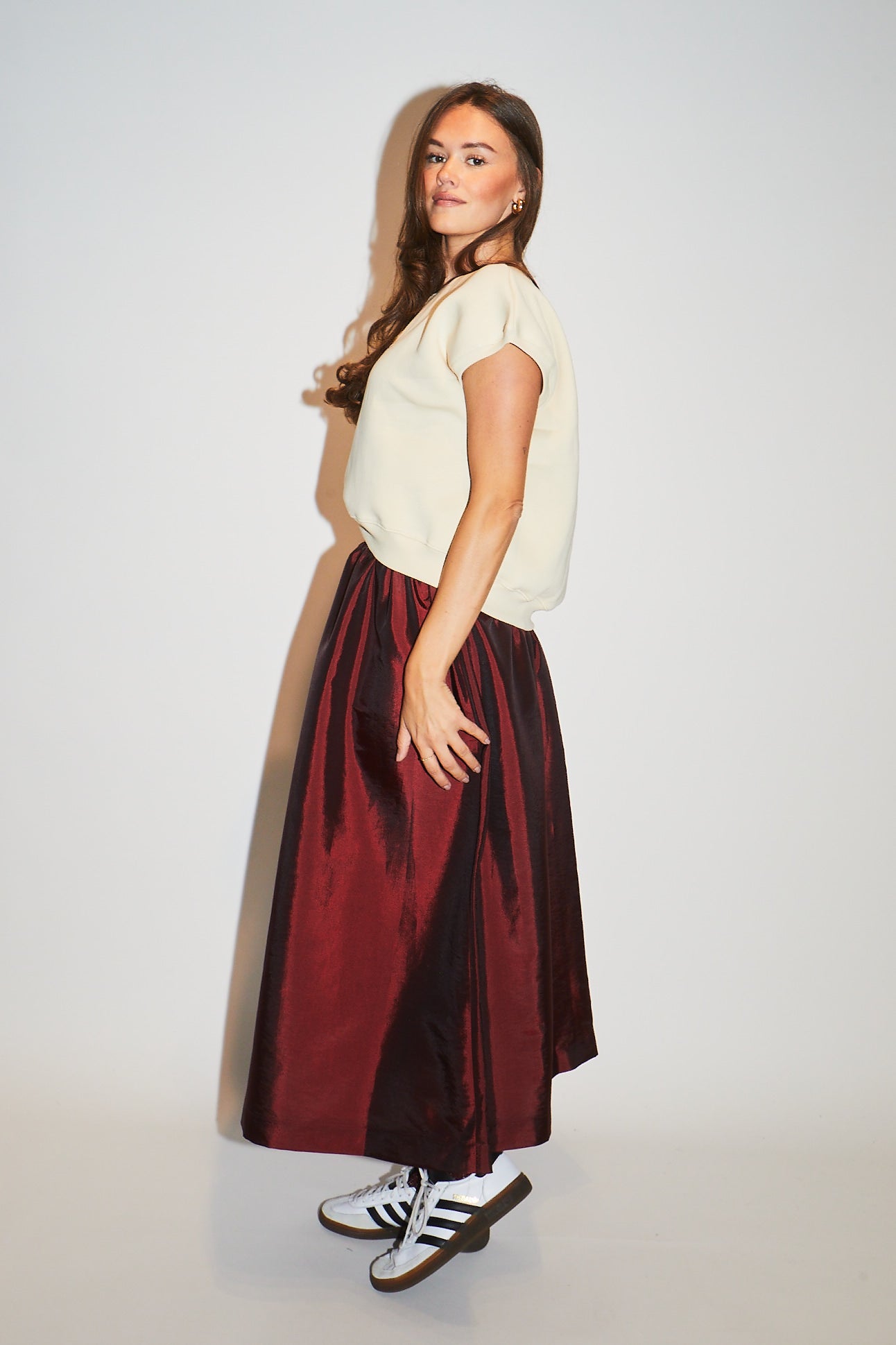 RE/BORN Antwerp Zaira skirt Vino