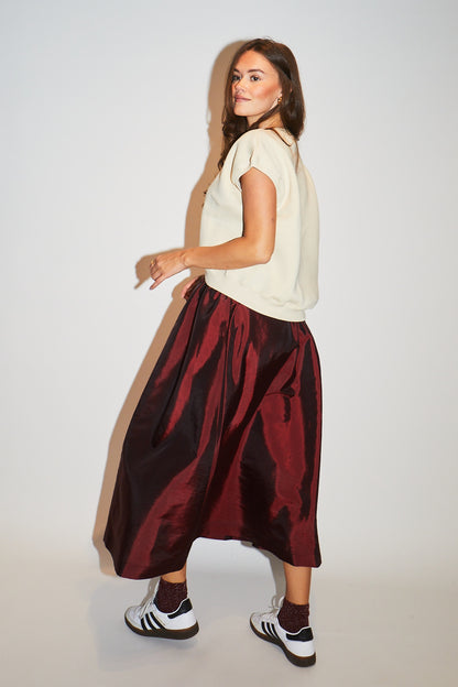 RE/BORN Antwerp Zaira skirt Vino