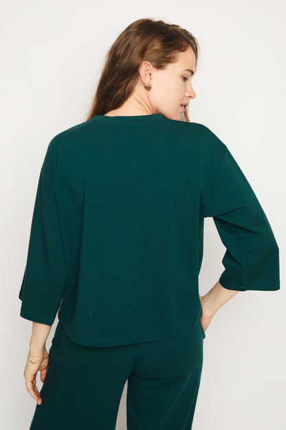 RE/BORN Antwerp Zizi t-shirt Forest Green