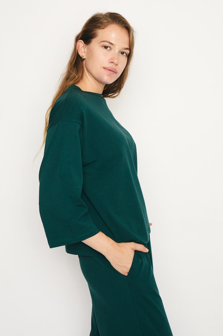 RE/BORN Antwerp Zizi t-shirt Forest Green