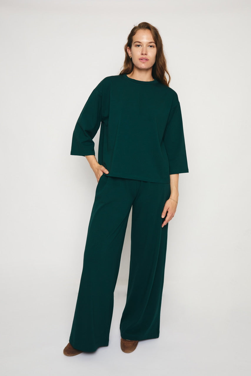 RE/BORN Antwerp Zizi t-shirt Forest Green