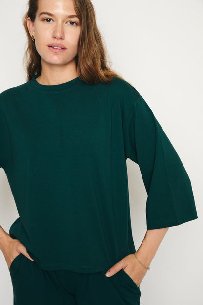 RE/BORN Antwerp Zizi t-shirt Forest Green
