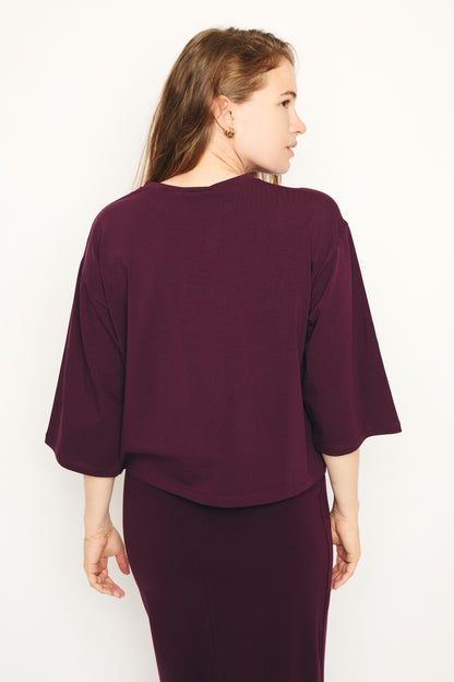 RE/BORN Antwerp Zizi t-shirt Vino