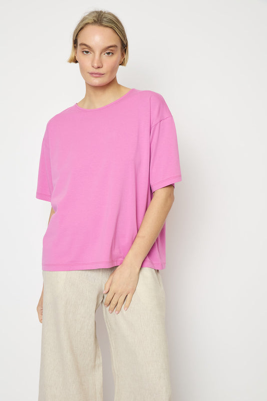 RE/BORN Antwerp Zoe t-shirt Berry Pink