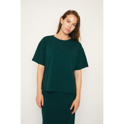 RE/BORN Antwerp Zoe t-shirt Forest Green