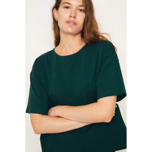 RE/BORN Antwerp Zoe t-shirt Forest Green