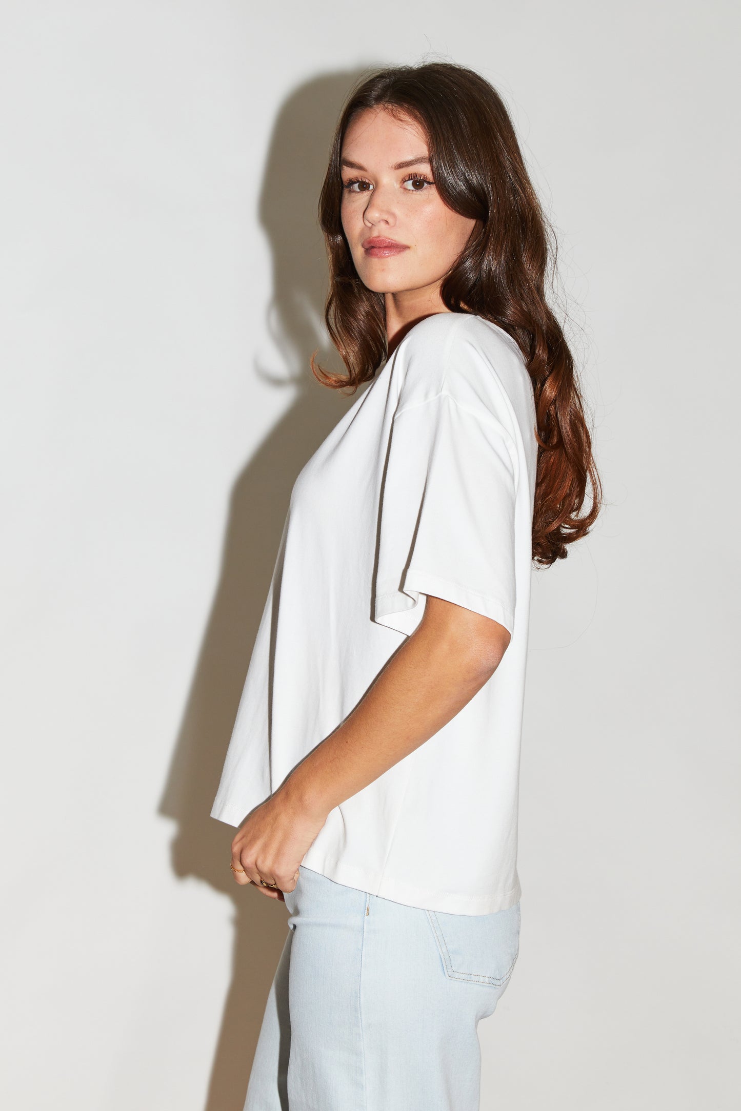 RE/BORN Antwerp Zoe t-shirt Offwhite