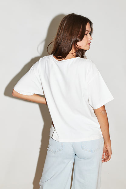 RE/BORN Antwerp Zoe t-shirt Offwhite