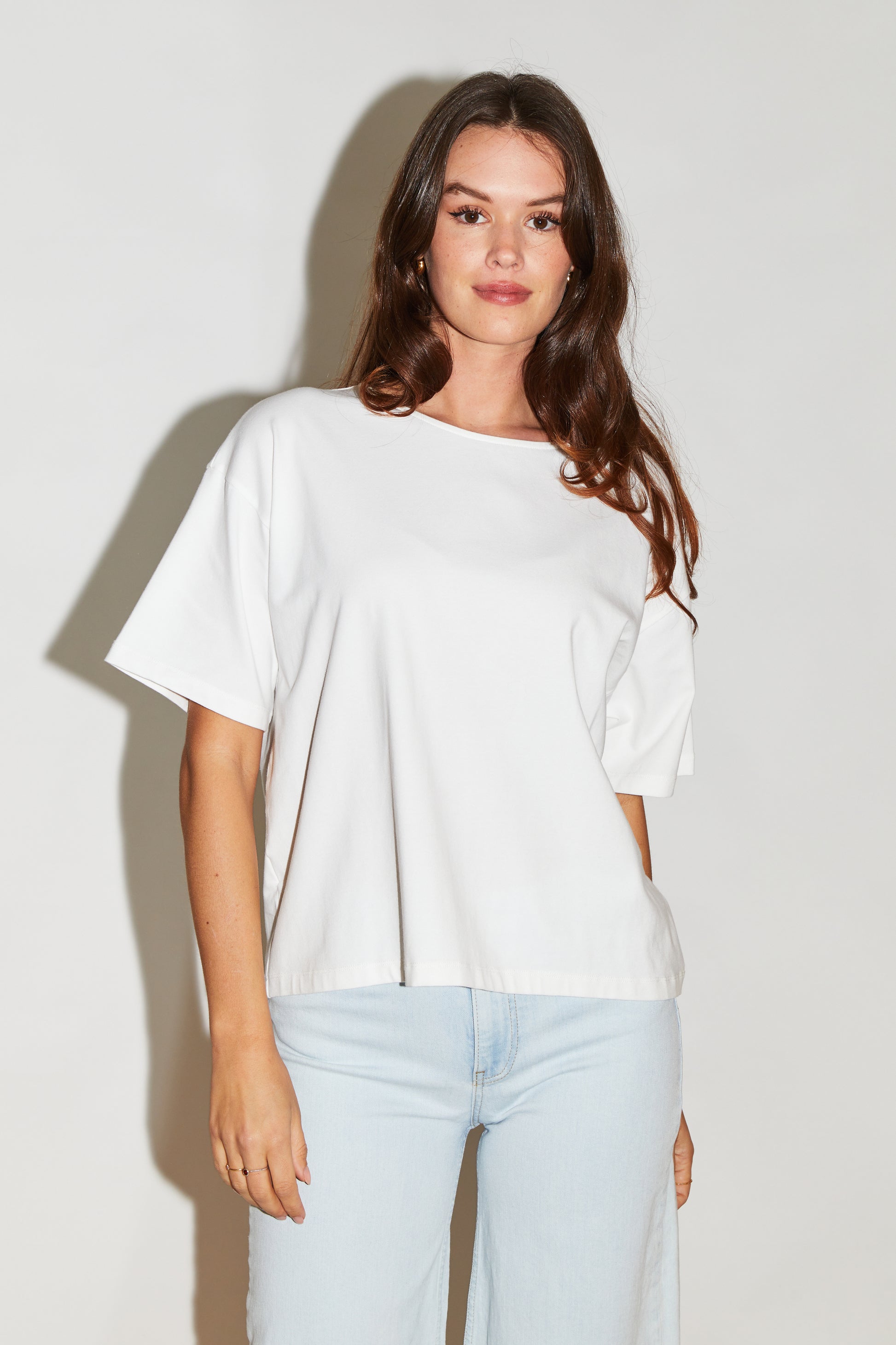 RE/BORN Antwerp Zoe t-shirt Offwhite