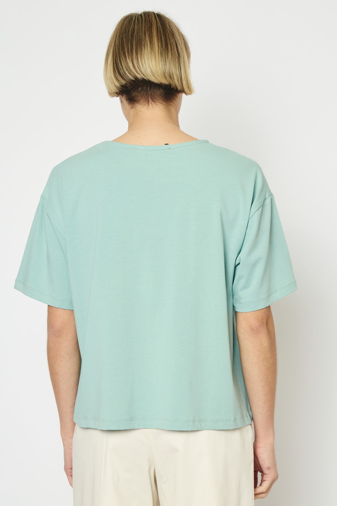 RE/BORN Antwerp Zoe t-shirt Retro Blue