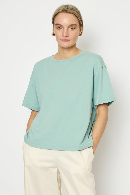 RE/BORN Antwerp Zoe t-shirt Retro Blue